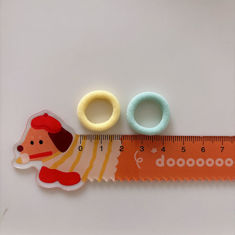 Collection of 100 Versatile Colorful Hair Ties, MyKids-USA®, Ponytail Holders, MyKids-USA - - - - - - - .