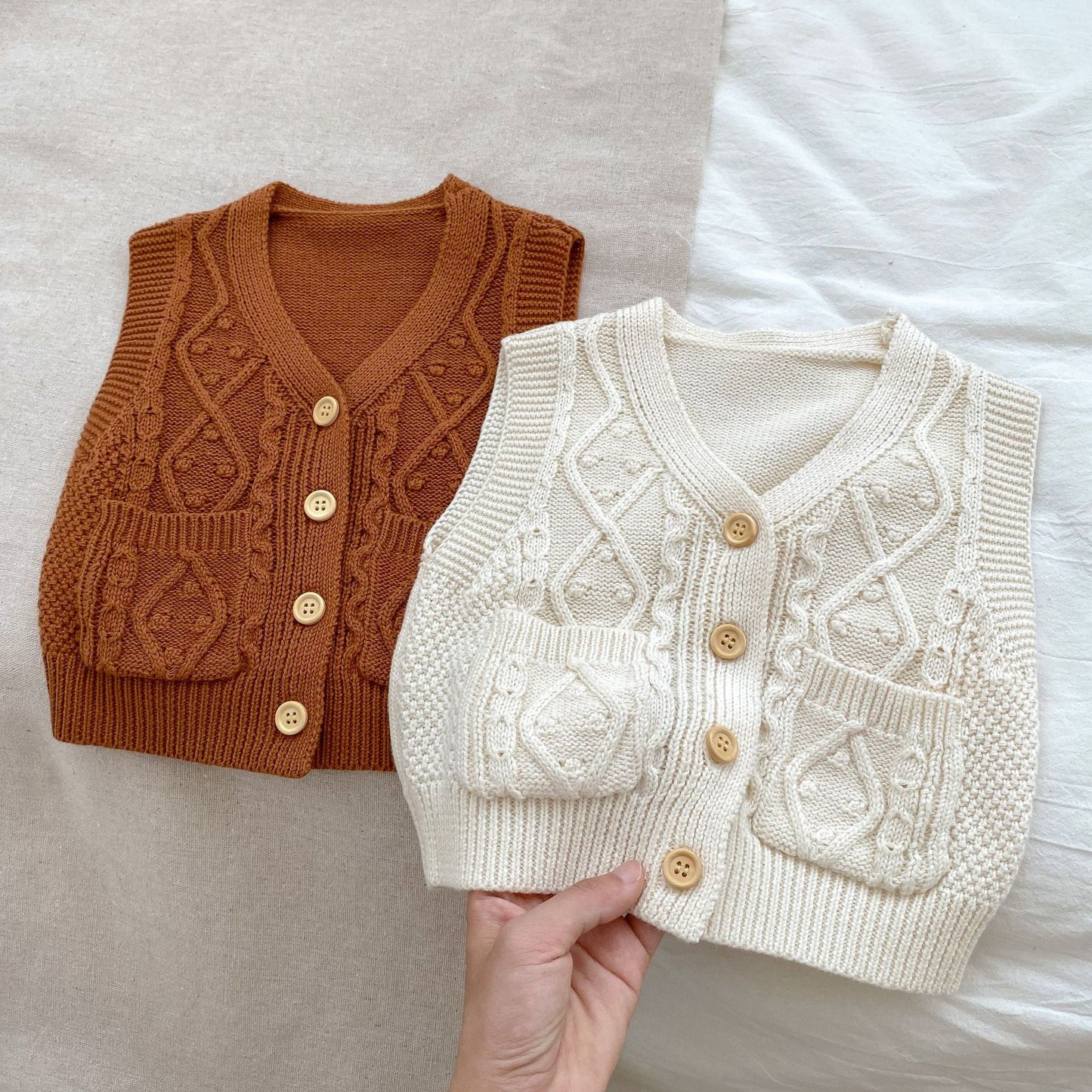 Autumn Solid Color Fashion Knitted Cardigan, MyKids-USA®, Baby & Toddler Outerwear, MyKids-USA - - - - - - -