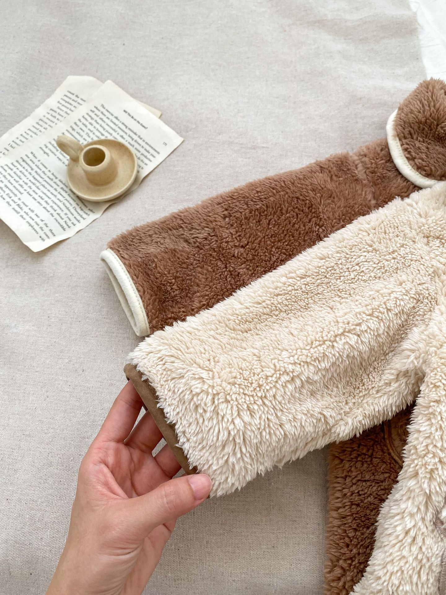 Infant Baby Lovely Little Bear Warmful Pajamas Romper In Winter, MyKids-USA®, Baby One-Pieces, MyKids-USA - - - - - - -