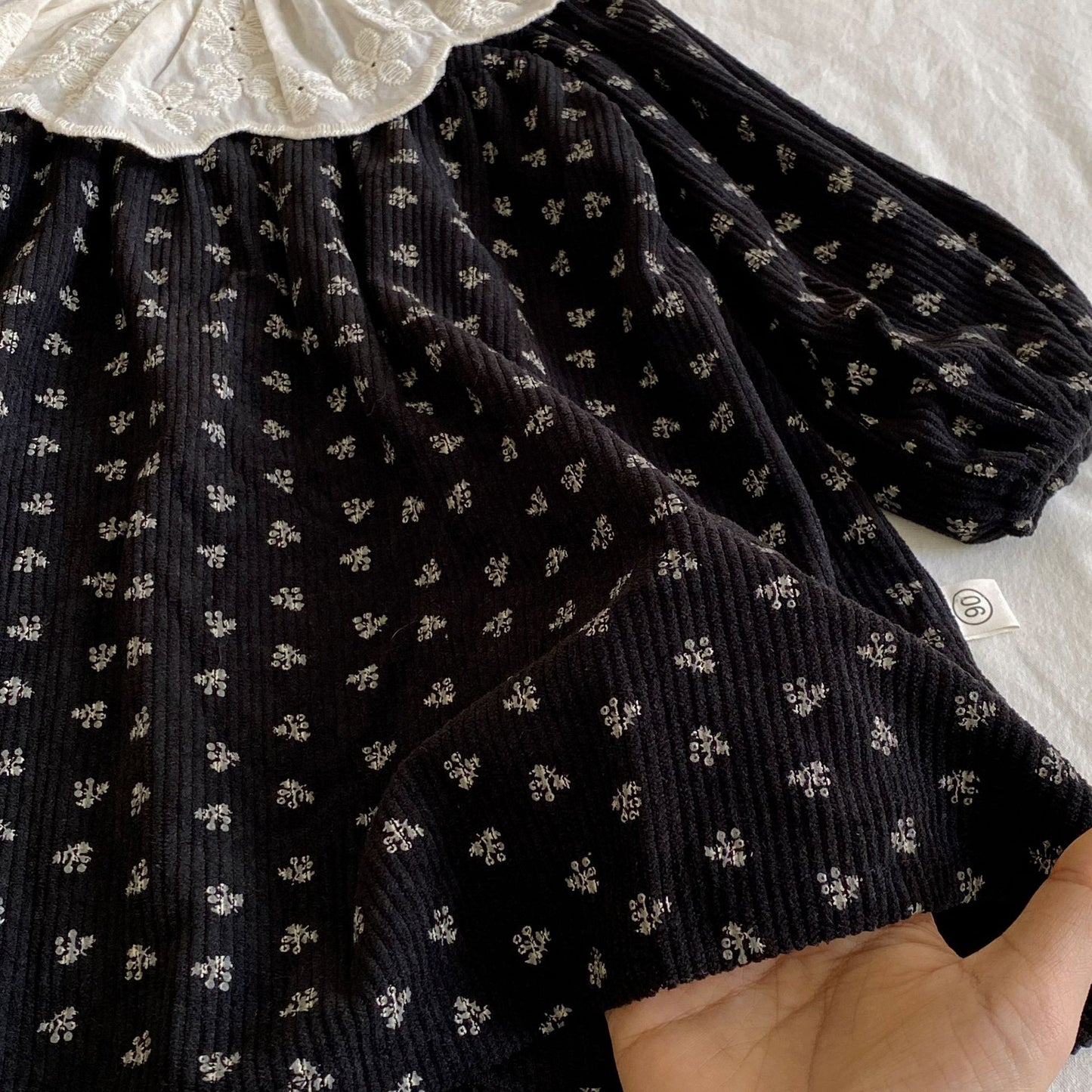 Autumn and Spring Arrival Baby Kids Girls Long Sleeves Flowers Pattern Vintage Dress, MyKids-USA®, Baby & Toddler Dresses, MyKids-USA - - - - - - - .