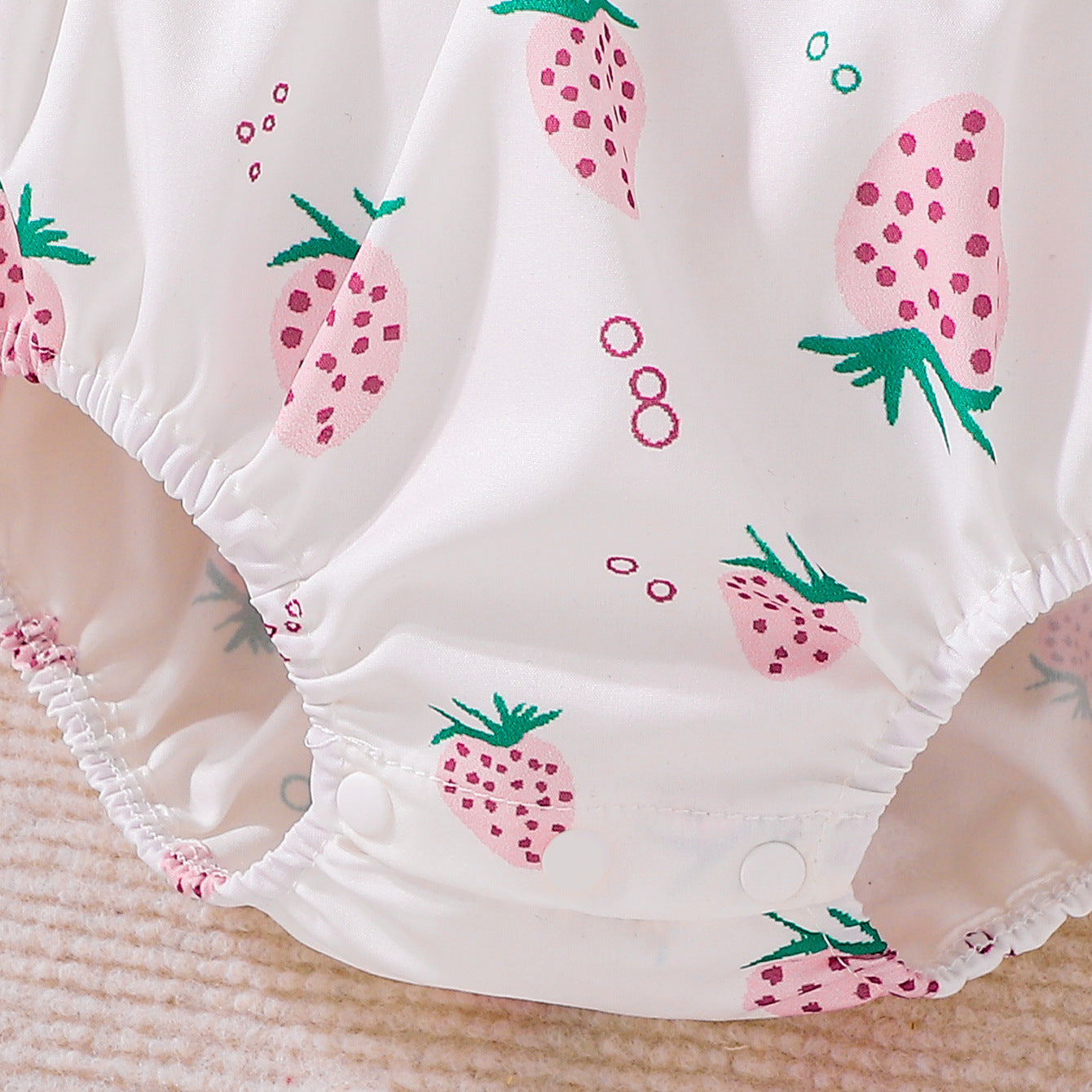 Design Summer Baby Kids Girls Sleeveless Fruits Pattern Bodysuit with Hat, MyKids-USA®, Baby & Children's One-Pieces, MyKids-USA - - - - - - - .