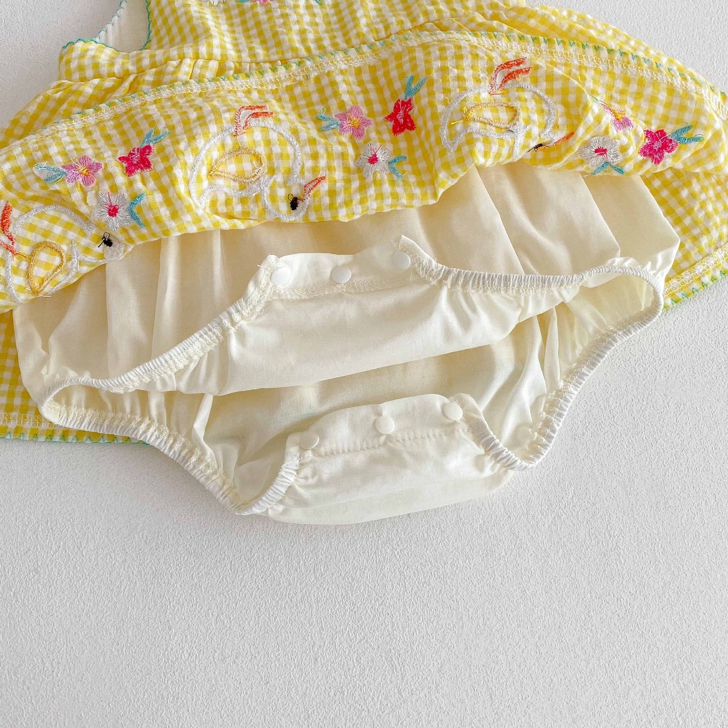 Summer Arrival Baby Girls Cute Plaid Sleeveless Dress Design Onesies, MyKids-USA®, Baby One-Pieces, MyKids-USA - - - - - - -