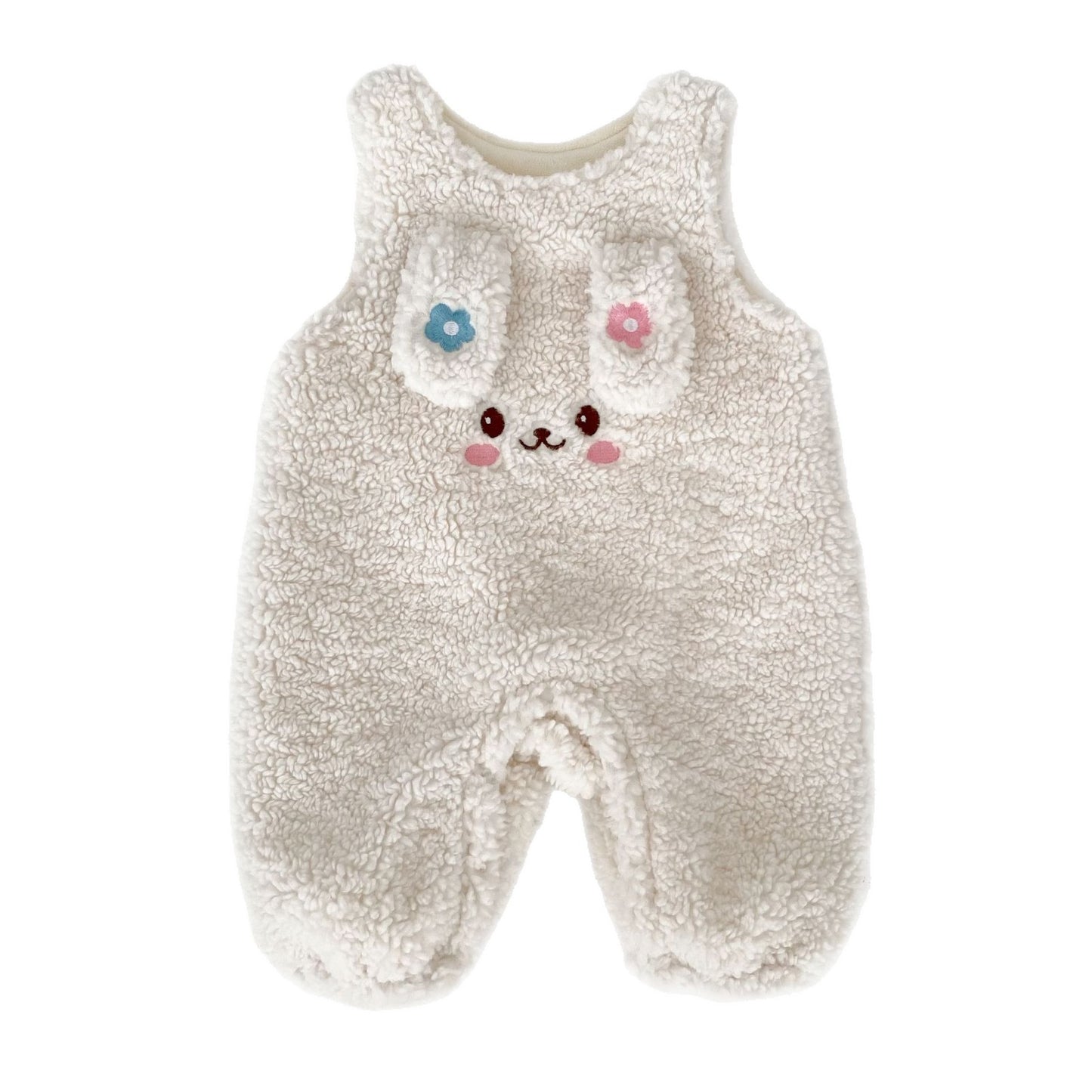 Winter Arrival Baby Girls Sleeveless Cartoon Pattern Fluffy Warm Rompers, MyKids-USA®, Baby One-Pieces, MyKids-USA - - - - - - -