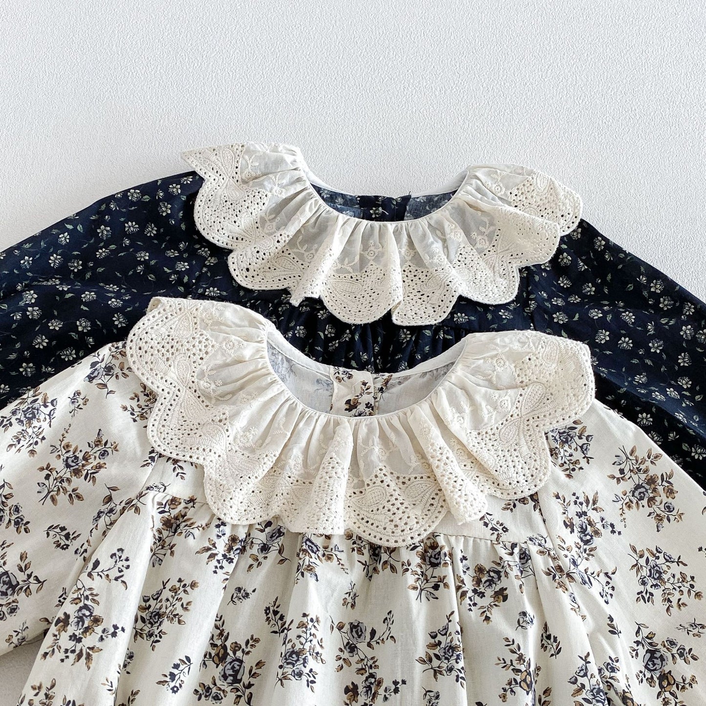 MyKids-USA® Autumn Arrival Baby Girls Long Sleeves Cute Color Patchwork Floral Bodysuit