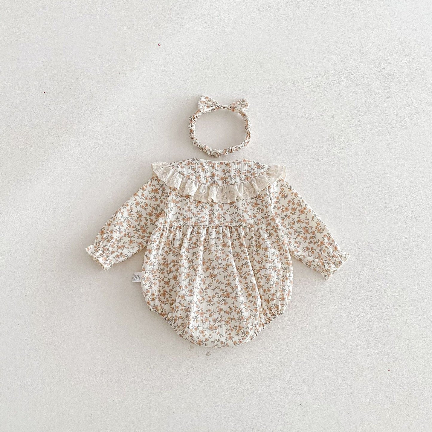 Arrival Spring Baby Girls Floral Pattern Long Sleeves Bodysuit, MyKids-USA®, Baby One-Pieces, MyKids-USA - - - - - - - .