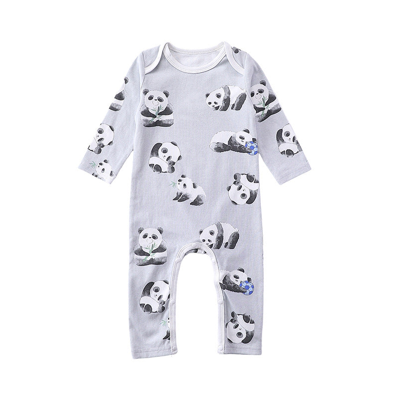 Cartoon Graphic Long Sleeve Outgoing Rompers, MyKids-USA®, Baby One-Pieces, MyKids-USA - - - - - - -