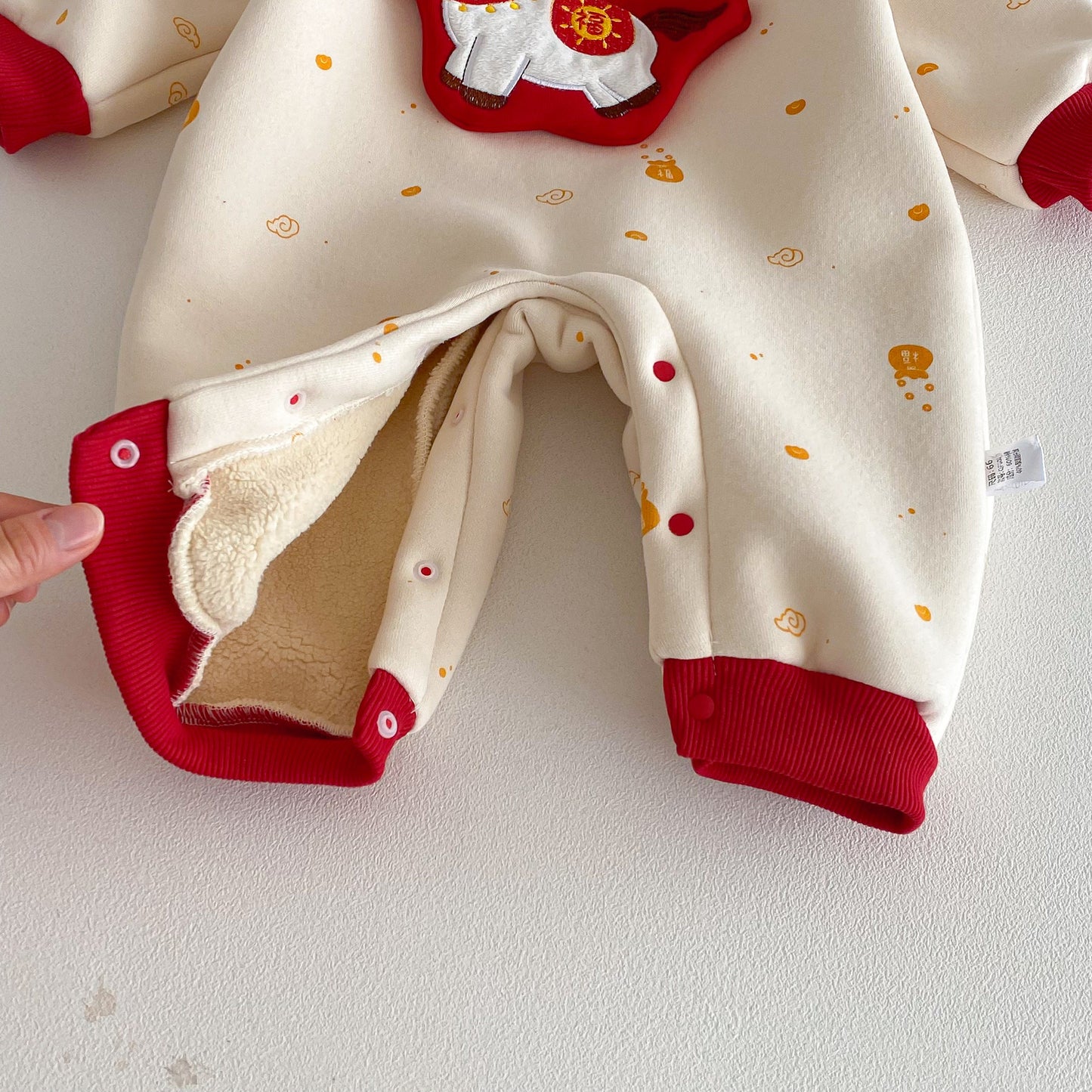 Winter Arrival Baby Unisex Long Sleeves Animals Cartoon Pattern Fleece-Lined Rompers, MyKids-USA®, Baby One-Pieces, MyKids-USA - - - - - - - .