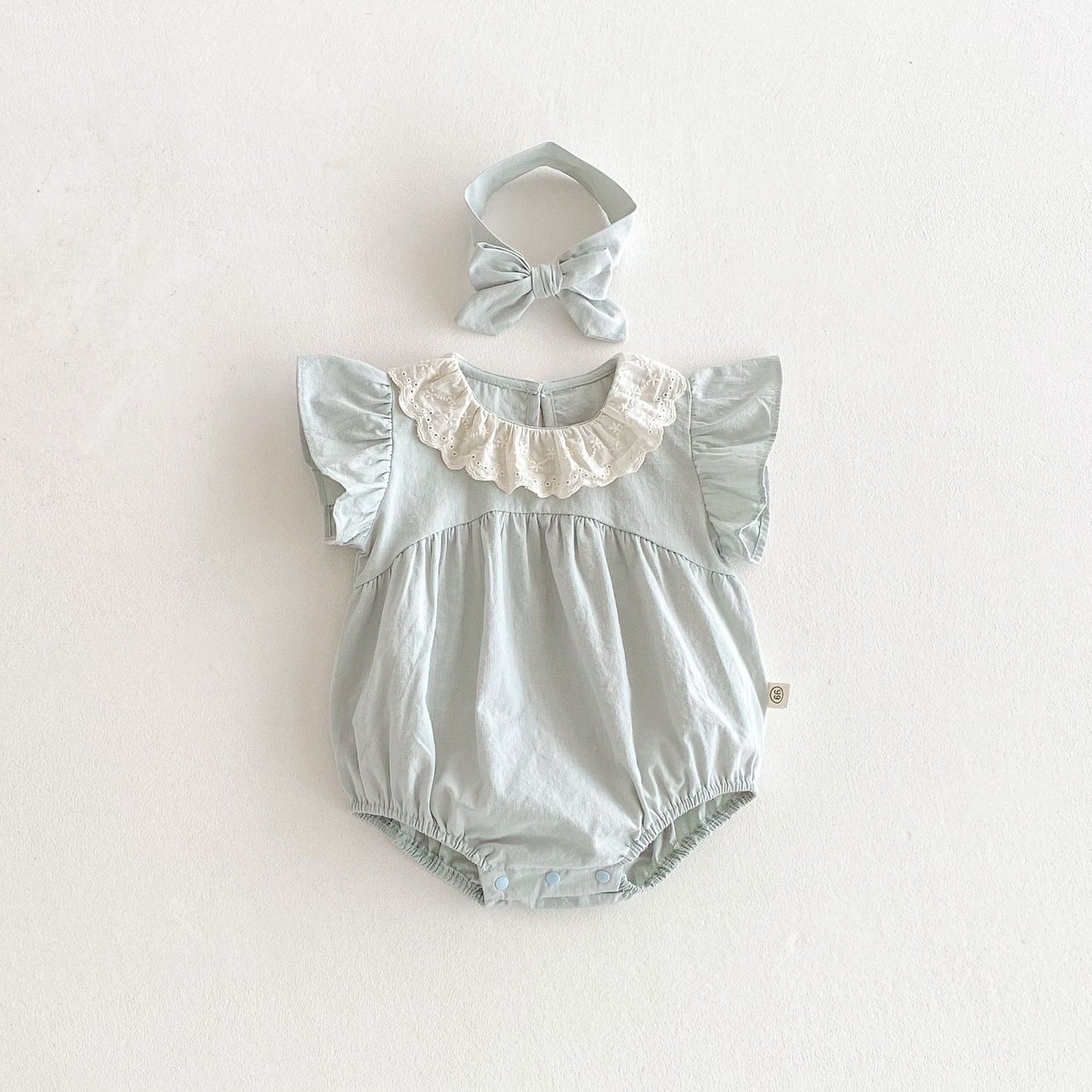 Summer Arrival Baby Girls Cute Fly Sleeves Color Patchwork Onesies, MyKids-USA®, Baby One-Pieces, MyKids-USA - - - - - - -