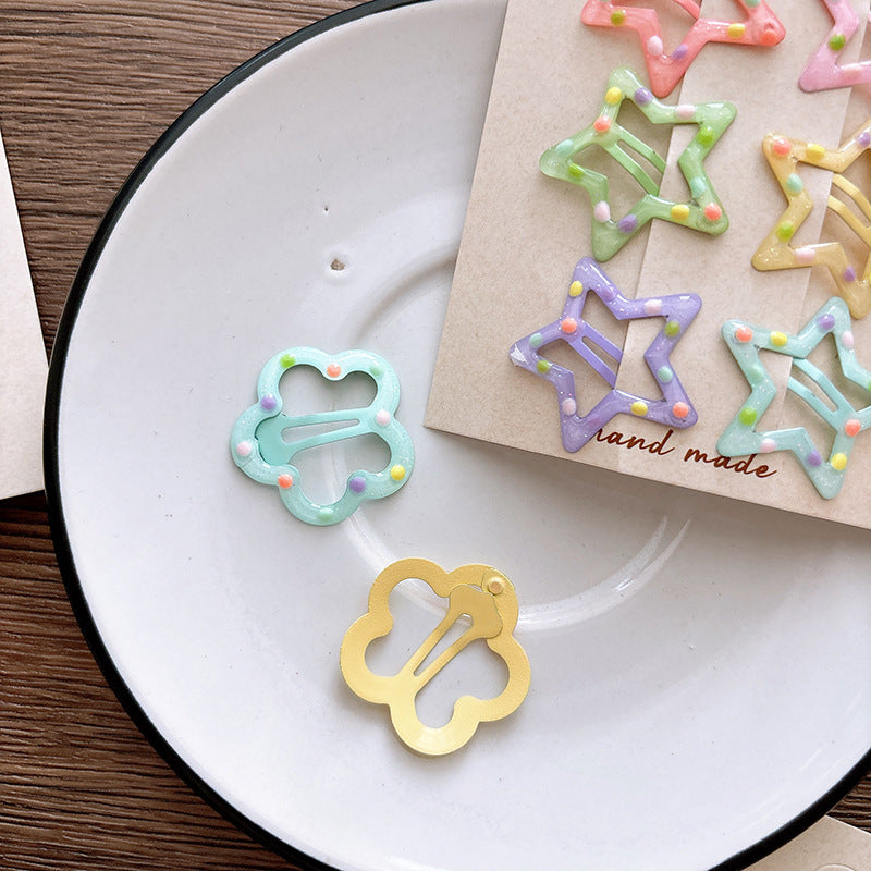 Dots Pattern Hollow-out Hair Clips, MyKids-USA®, Hair Pins, Claws & Clips, MyKids-USA - - - - - - - .