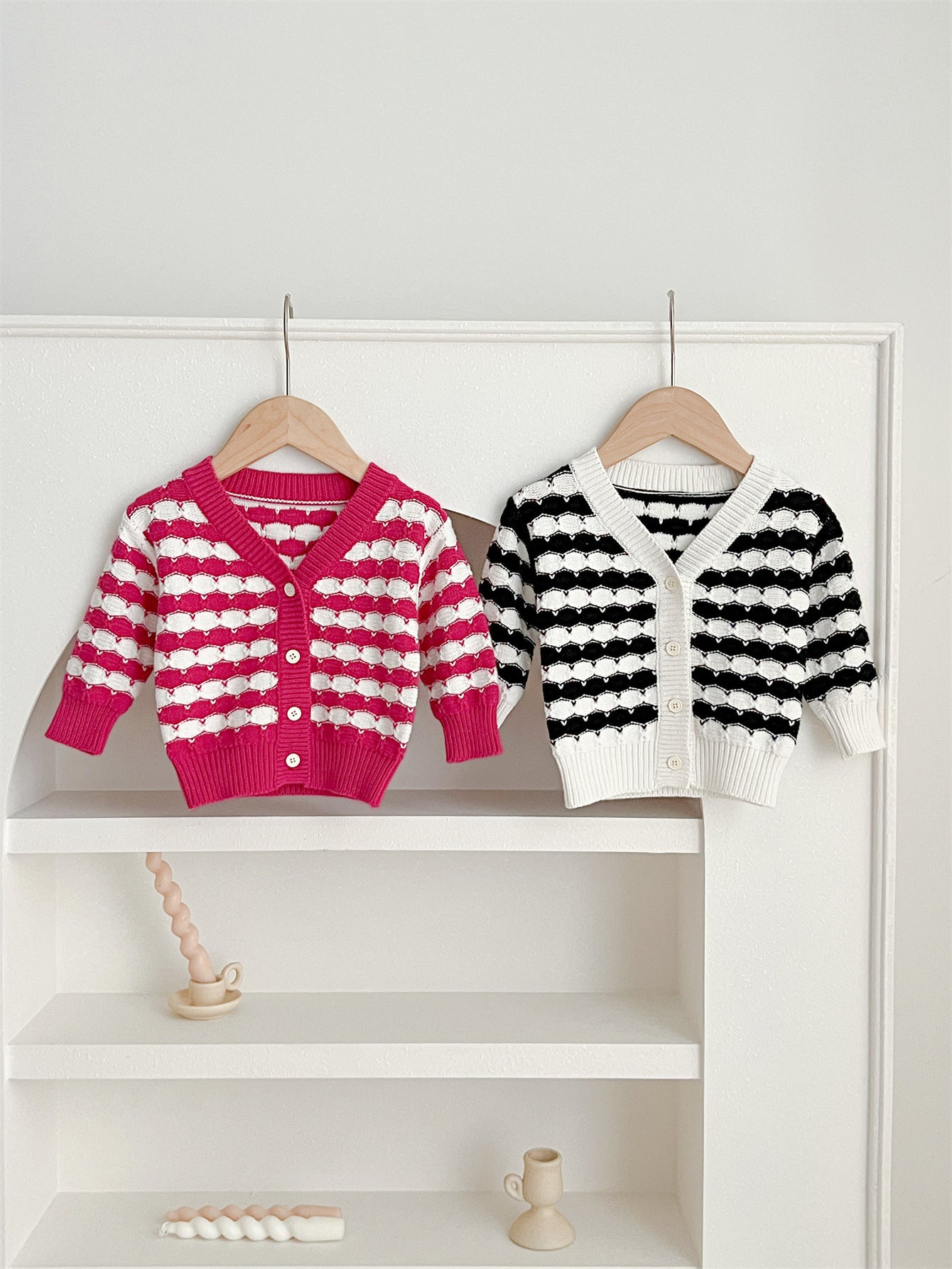 Infant Baby Boys And Girls Stripe Long-Sleeved Cardigan, MyKids-USA®, Baby & Toddler Outerwear, MyKids-USA - - - - - - -