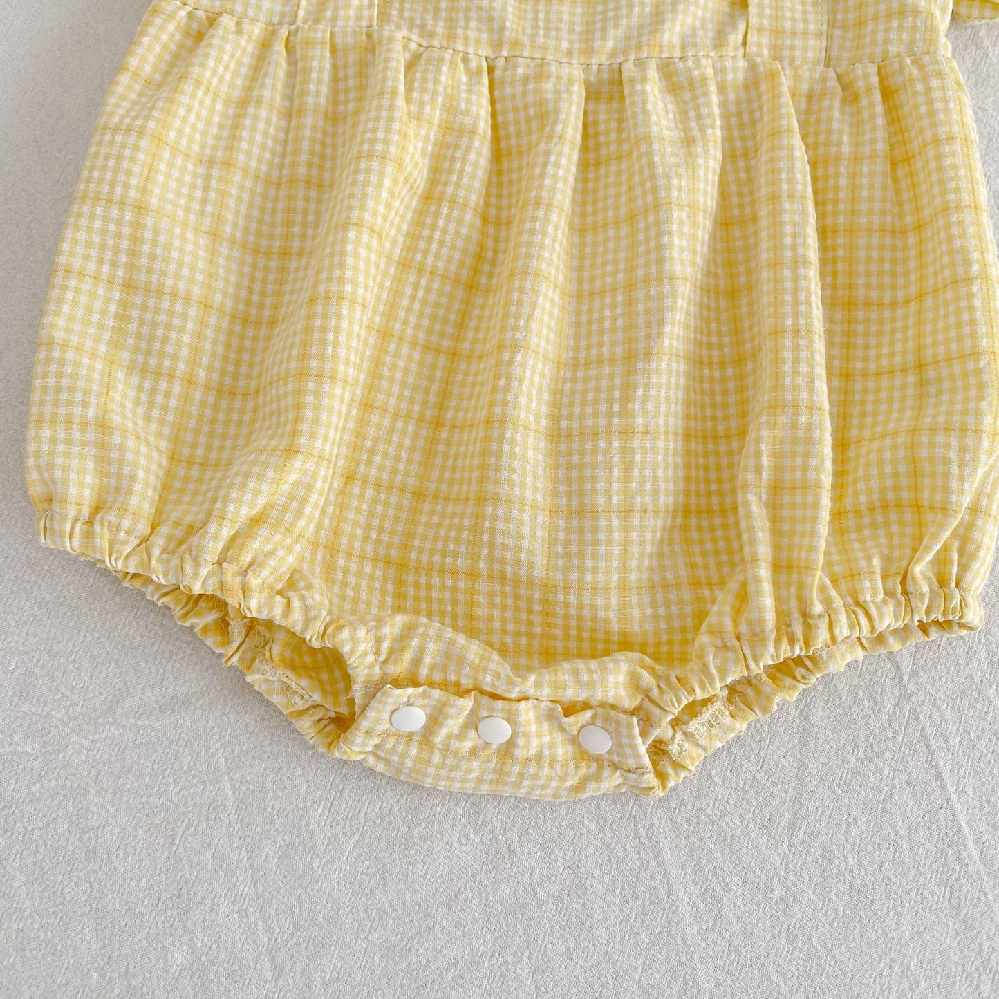 Summer Girls Cute Plaid Pattern Square Neck Onesies and Dress – Princess Sister Matching Set, MyKids-USA®, Baby & Children's Outfits, MyKids-USA - - - - - - - .