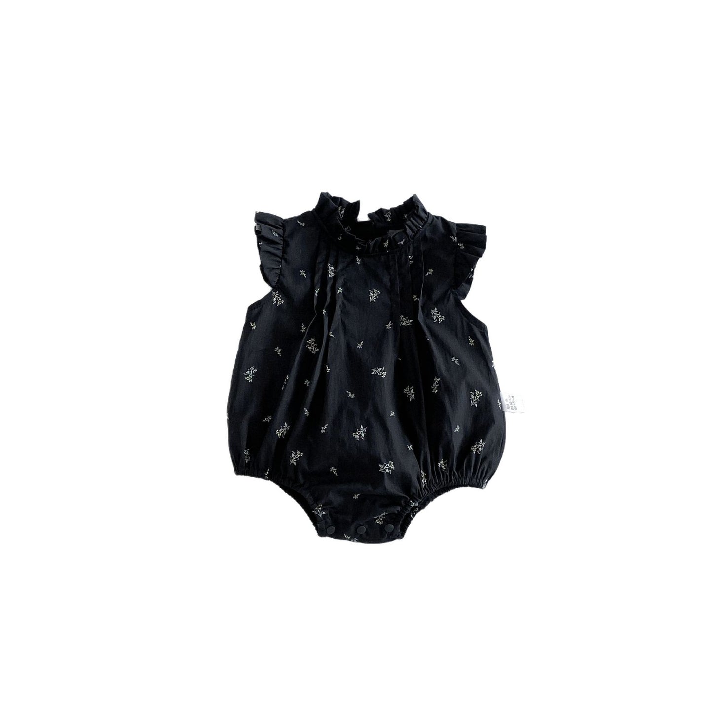 Summer Arrival Baby Girls Fly Sleeves Ruffle Neck Floral Bodysuit, MyKids-USA®, Bodysuits, MyKids-USA - - - - - - - .