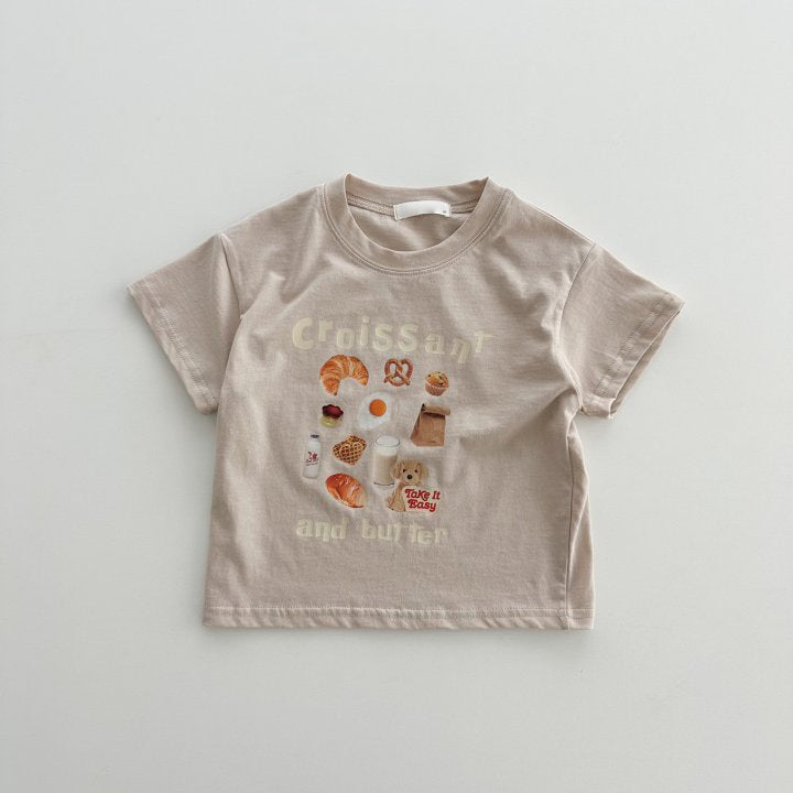 Rabbit Style Print Pattern Round Neck T-Shirt & Onesies, MyKids-USA®, Baby One-Pieces, MyKids-USA - Size/Age - 66 (3-6M) - Color - Khaki - - - JM2306221841-C
