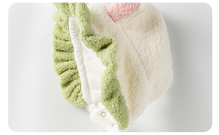 Winter Baby Girl Rabbit Cartoon Thick Home Clothes Romper, MyKids-USA®, Baby One-Pieces, MyKids-USA - - - - - - -