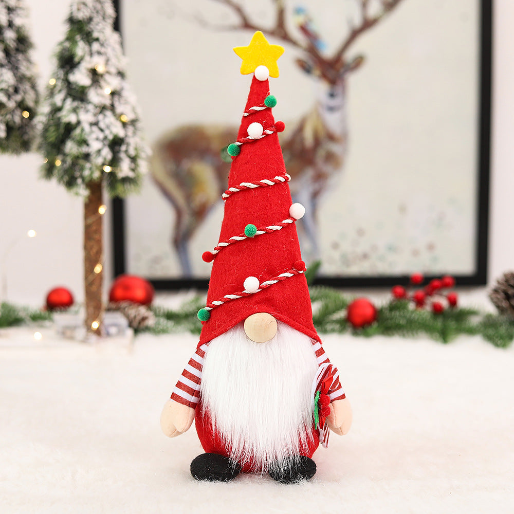 Christmas Nordic Style Santas Festival Decorative Props, MyKids-USA®, Seasonal & Holiday Decorations, MyKids-USA - Size/Age - Kids & Adult (Average Size) - Color - Red - - - JM2206112302-E