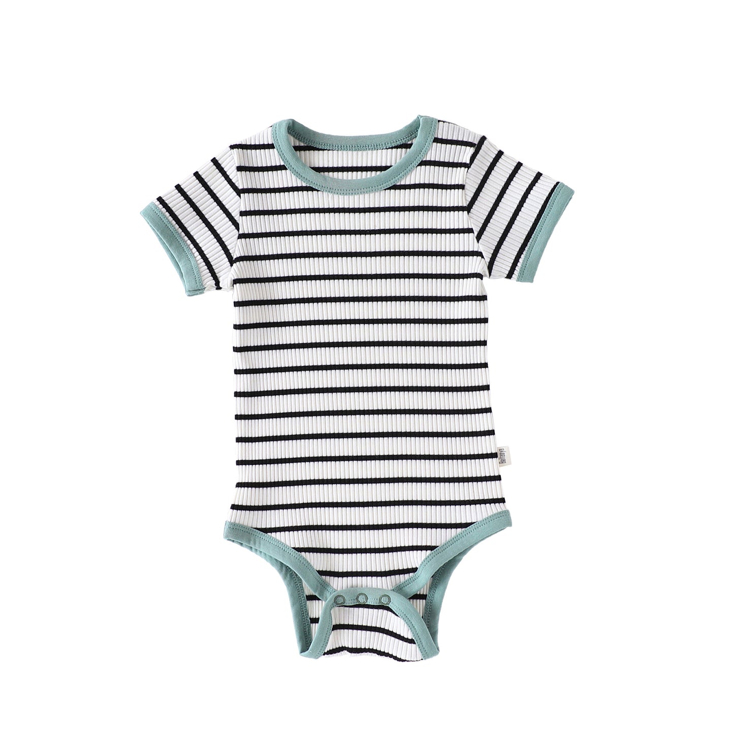 Summer Arrival Baby Unisex Sleeveless Striped Design Onesies Bodysuits, MyKids-USA®, Baby One-Pieces, MyKids-USA - Size/Age - 66 (3-6M) - Color - Light Green - - - TR2503141638-E