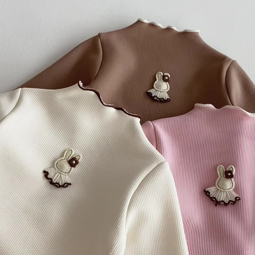 Autumn and Winter Arrival Baby Kids Girls Long Sleeves Rabbit Pattern Warm Top, MyKids-USA®, Baby & Toddler Tops, MyKids-USA - - - - - - - .