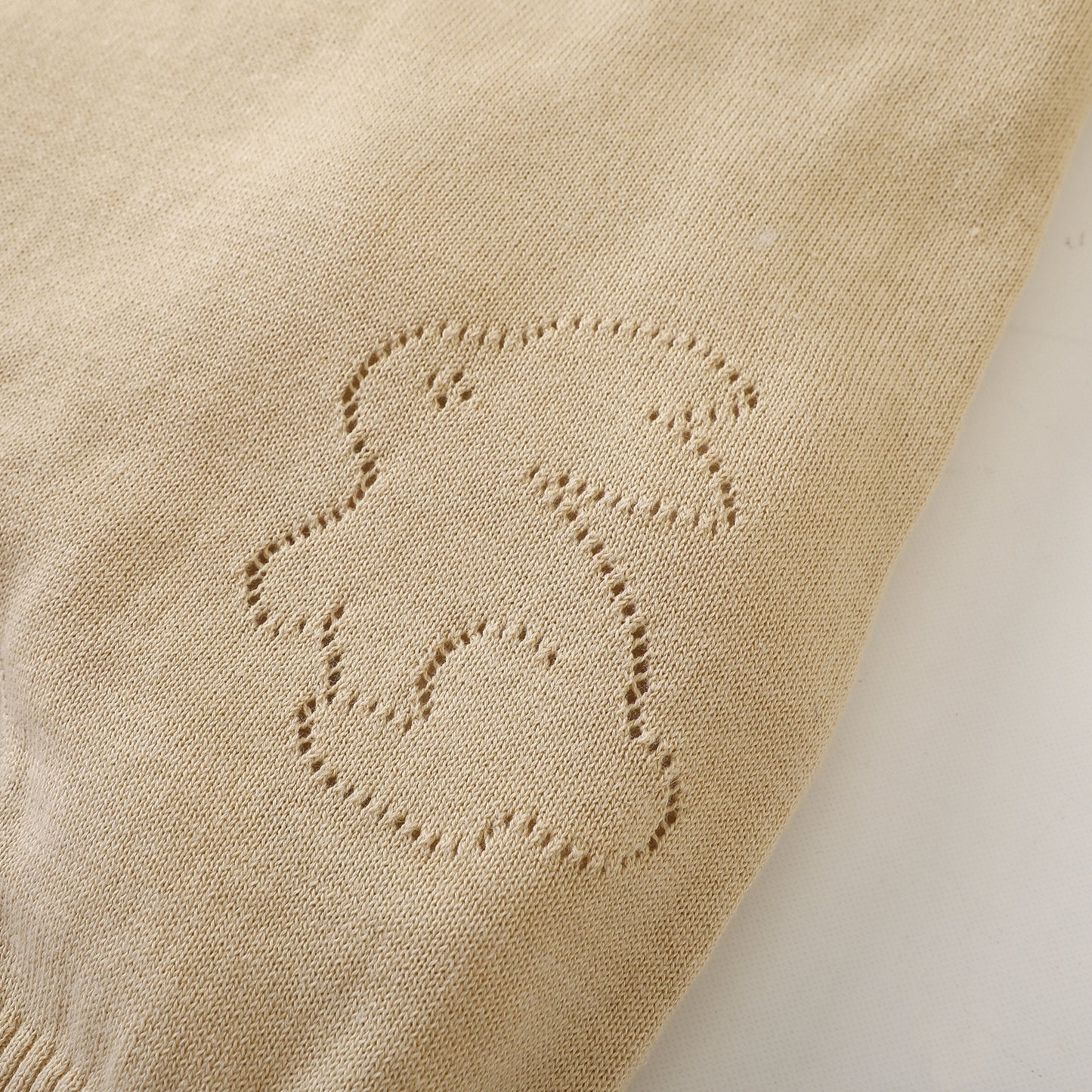 Baby Unisex 100% Cotton Knitting Romper With Hollow-Out Rabbit Design In Summer Outfit, MyKids-USA®, Baby One-Pieces, MyKids-USA - - - - - - -