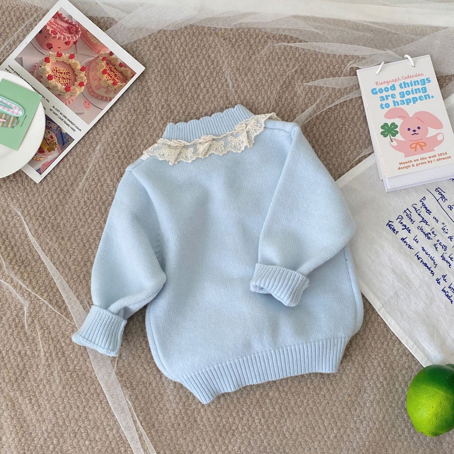 Winter and Autumn Baby Kids Girls Hearts Pattern Long Sleeves Cardigan and Plain Pants Clothing Set, MyKids-USA®, Baby & Toddler Outfits, MyKids-USA - - - - - - -