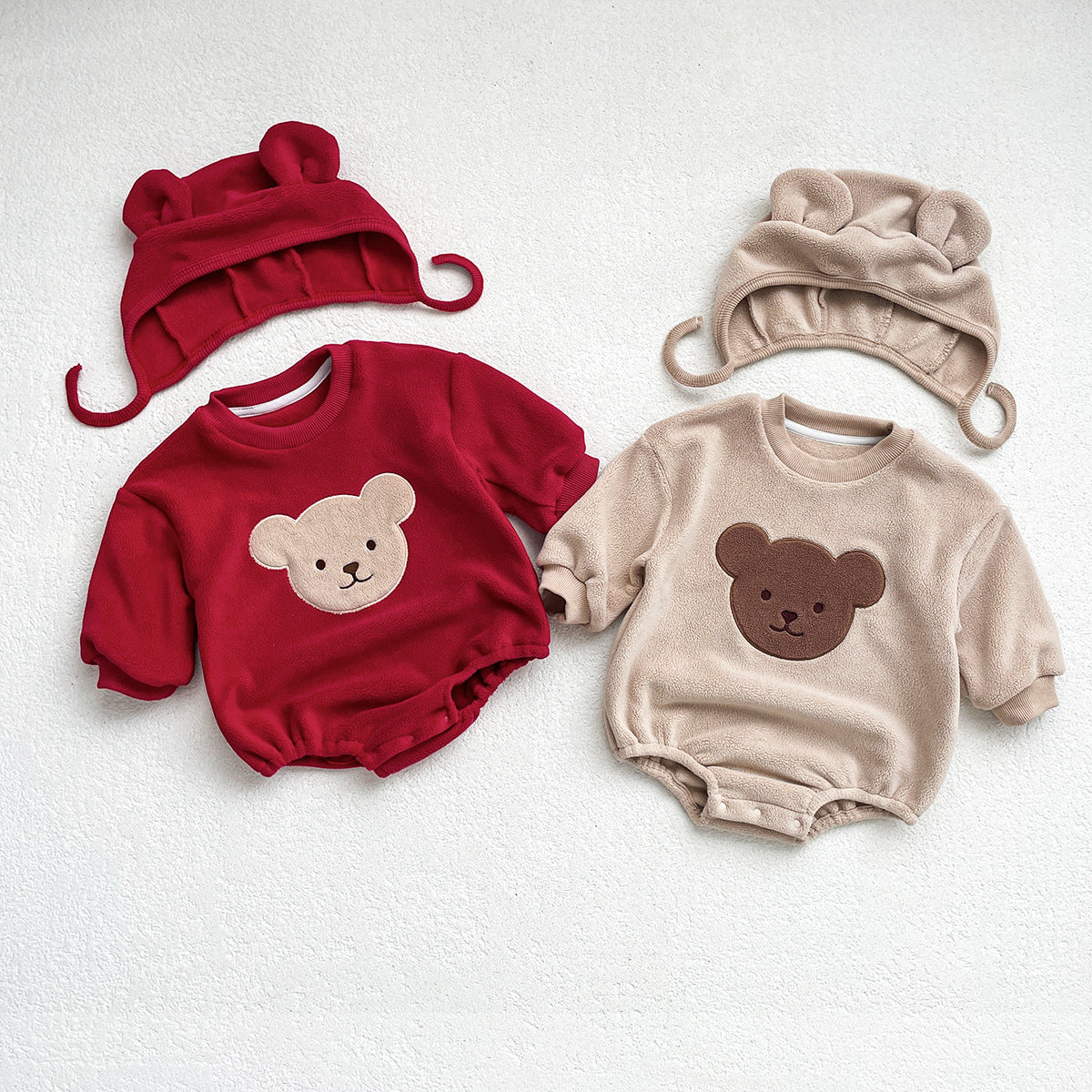 Autumn and Winter Arrival Baby Unisex Long Sleeves Casual Cartoon Pattern Warm Onesies, MyKids-USA®, Bodysuits, MyKids-USA - - - - - - -