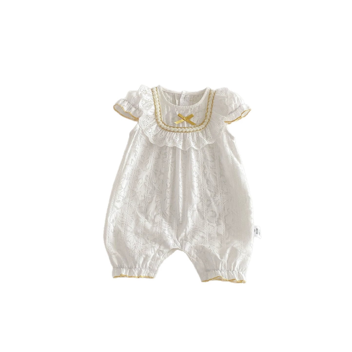 Summer Arrival Baby Girls Short Sleeves Flowers Pattern Rompers, MyKids-USA®, Baby One-Pieces, MyKids-USA - - - - - - - .