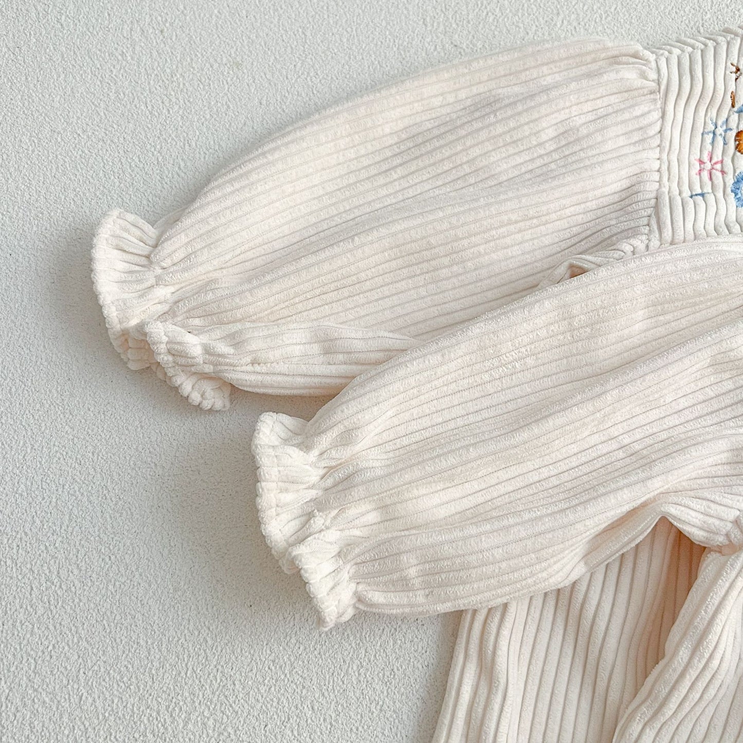 Baby Onesies or Dress For Girls With Long Sleeves And Embroidered Flowers, MyKids-USA®, Baby & Toddler Outfits, MyKids-USA - - - - - - -