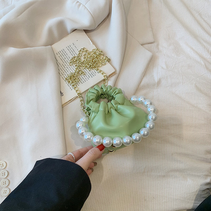 Stylish Personalized Carry-On Girls’ Portable Beaded Princess Crossbody Handbag, MyKids-USA®, Handbags, MyKids-USA - Size/Age - Average Size (3-8Y) - Color - Green - - - TR2404022303-C