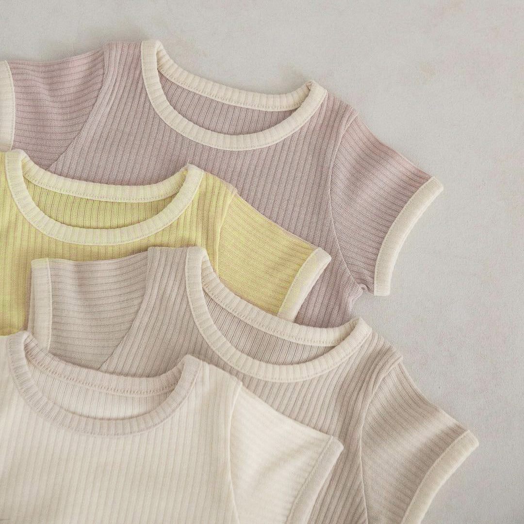 Baby Unisex Solid Color Comfy Cotton Onesies & Shorts Sets With Headband, MyKids-USA®, Baby & Toddler Outfits, MyKids-USA - - - - - - -