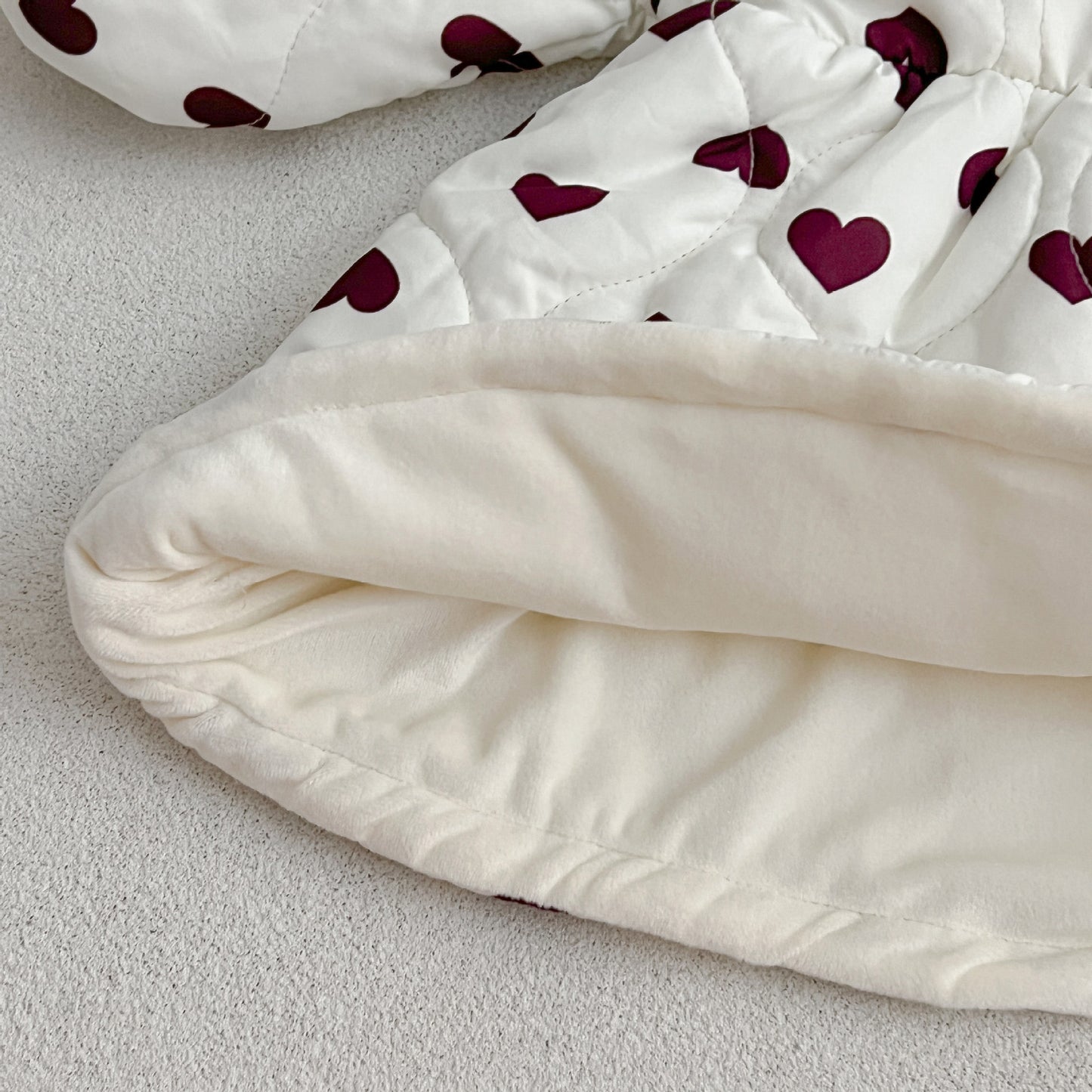 Red Heart Pattern Peter Pan Lace Collar Long Sleeve Fashion Princess Onesies&Dress, MyKids-USA®, Baby & Toddler Outfits, MyKids-USA - - - - - - -