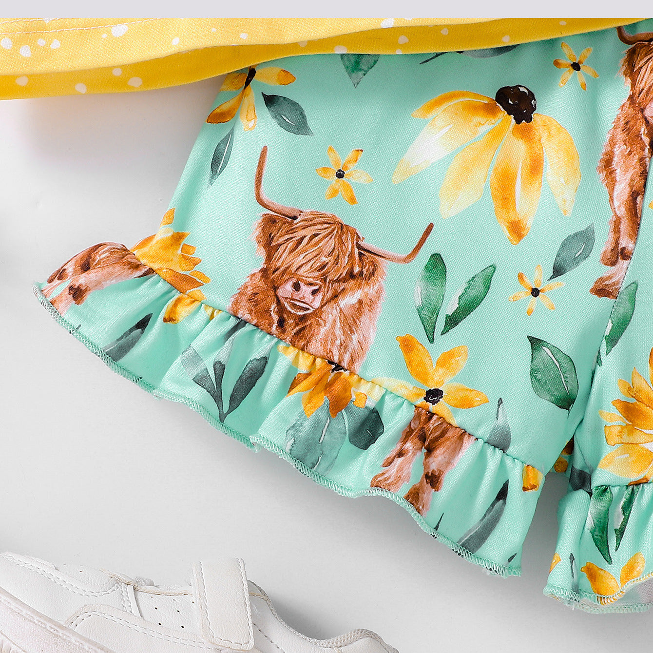 Arrival Summer Baby Kids Girls Short Sleeves Cartoon T-Shirt and Floral Shorts Clothing Set, MyKids-USA®, Baby & Children's Outfits, MyKids-USA - - - - - - - .