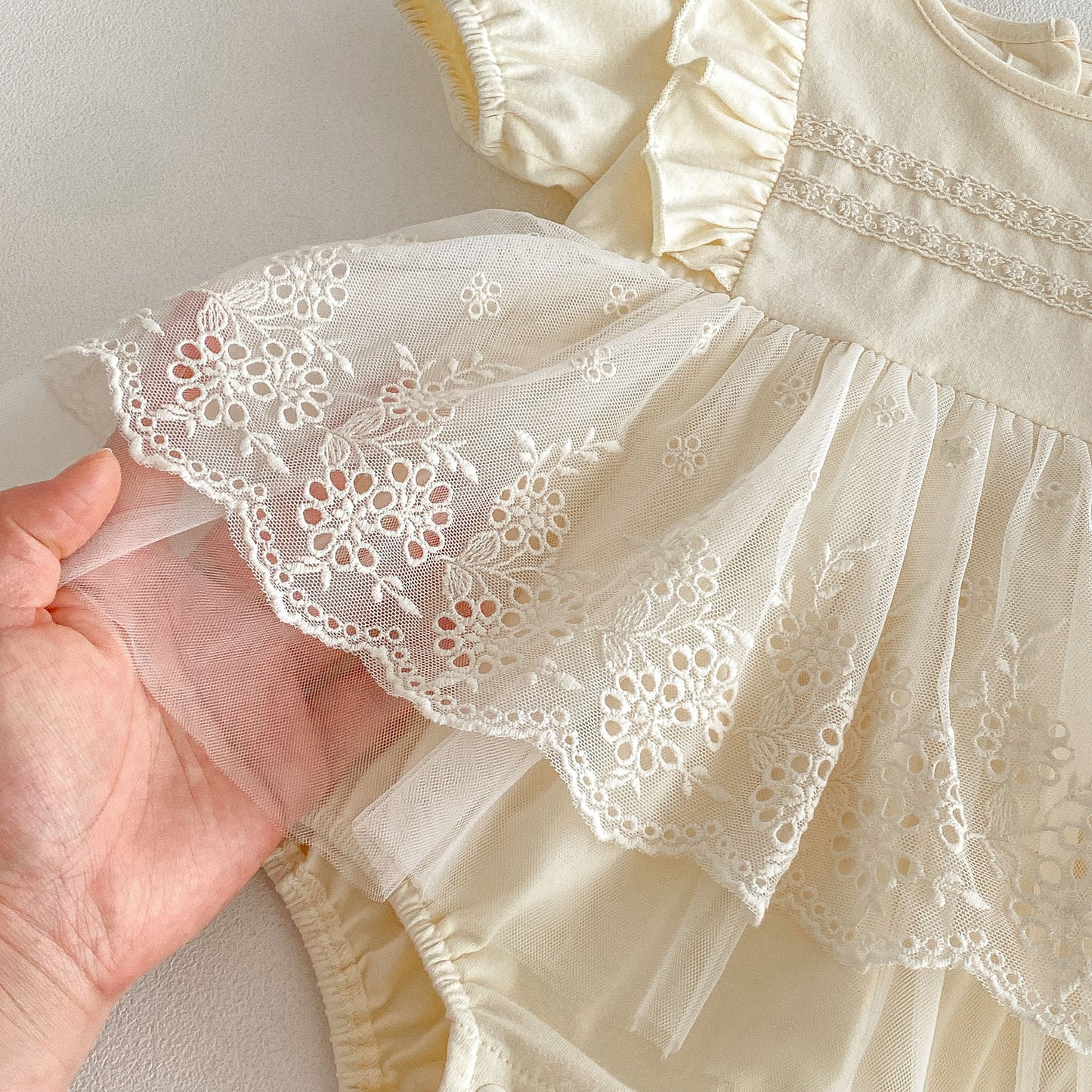 Design Summer Baby Kids Girls Short Sleeves Flowers Pattern Plain Bodysuit, MyKids-USA®, Bodysuits, MyKids-USA - - - - - - - .