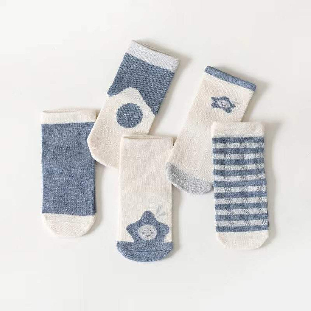 MyKids-USA® Spring Middle Tube Socks 1Lot=5pairs