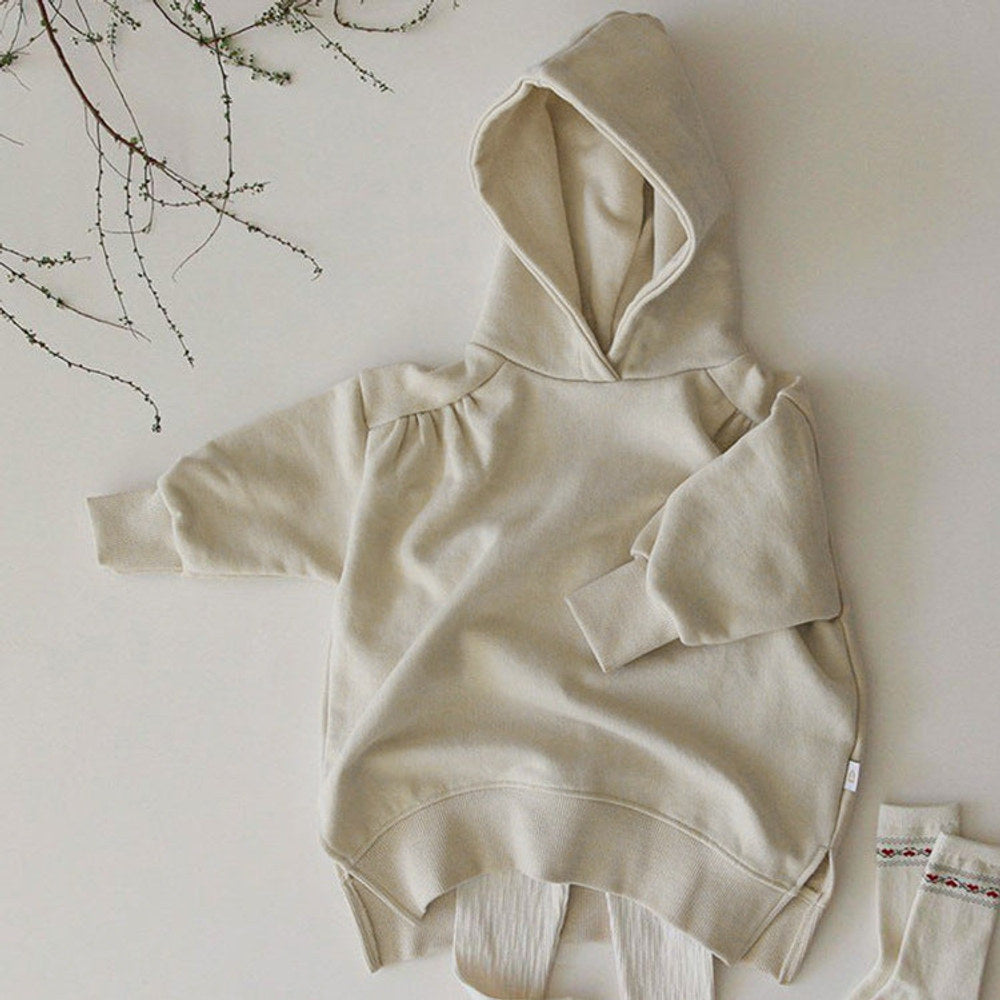 MyKids-USA® Baby Solid Color Long Sleeves Korean Style Cotton Hoodies
