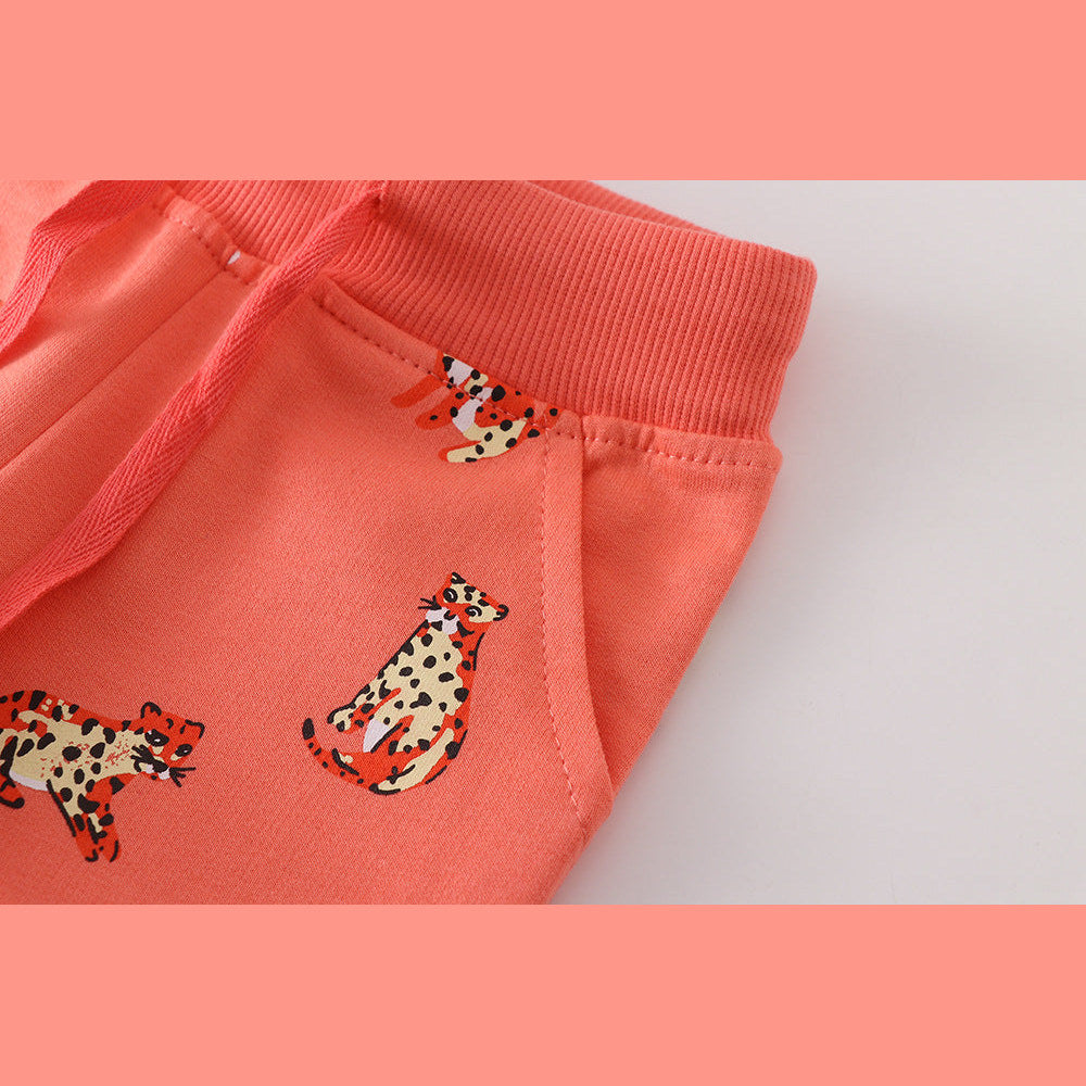 MyKids-USA® Baby Boy Cartoon Animal Pattern Soft Cotton Trousers