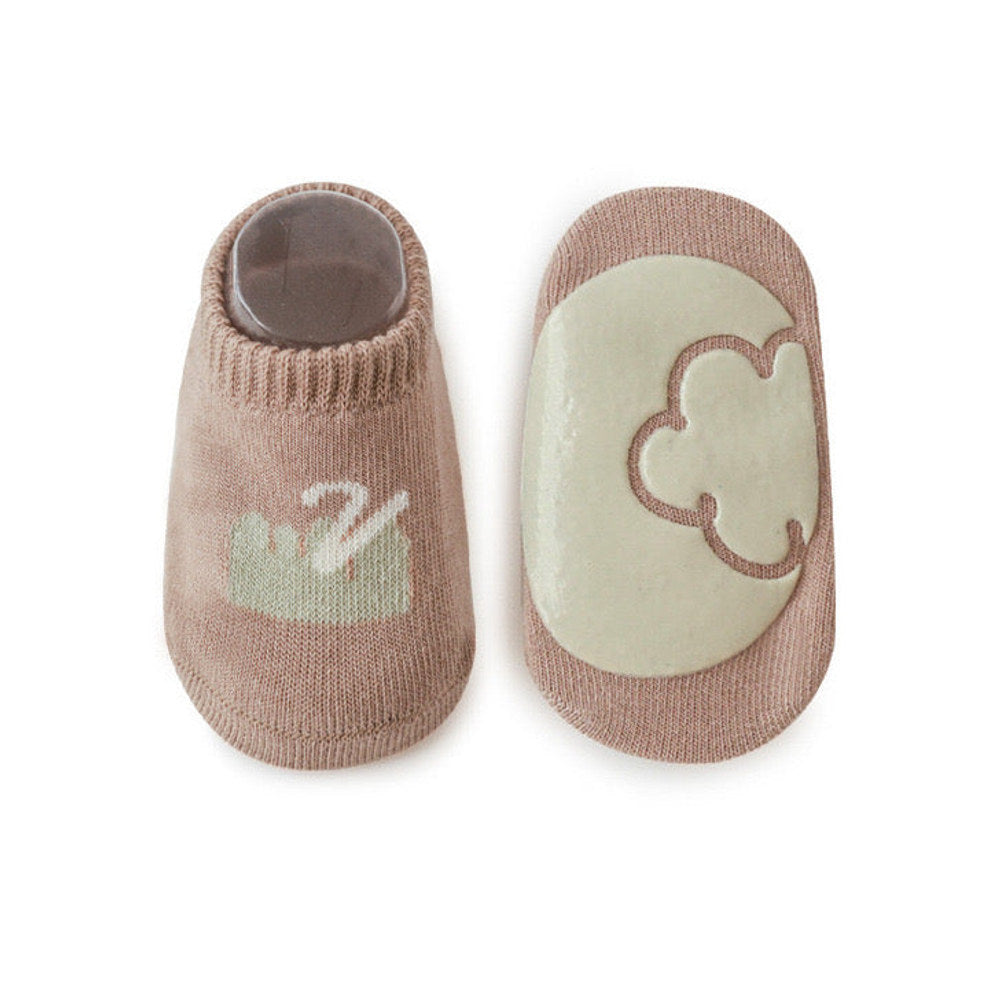 MyKids-USA® Kids Girl Embroidered Pattern Non-Slip Floor Soft Socks