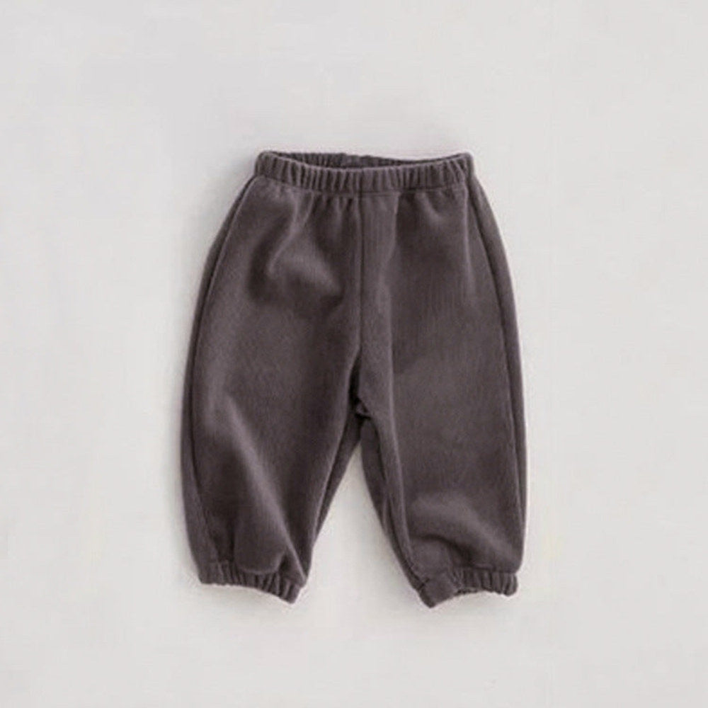MyKids-USA® Baby Solid Color Fleece Thermal Lantern Pants