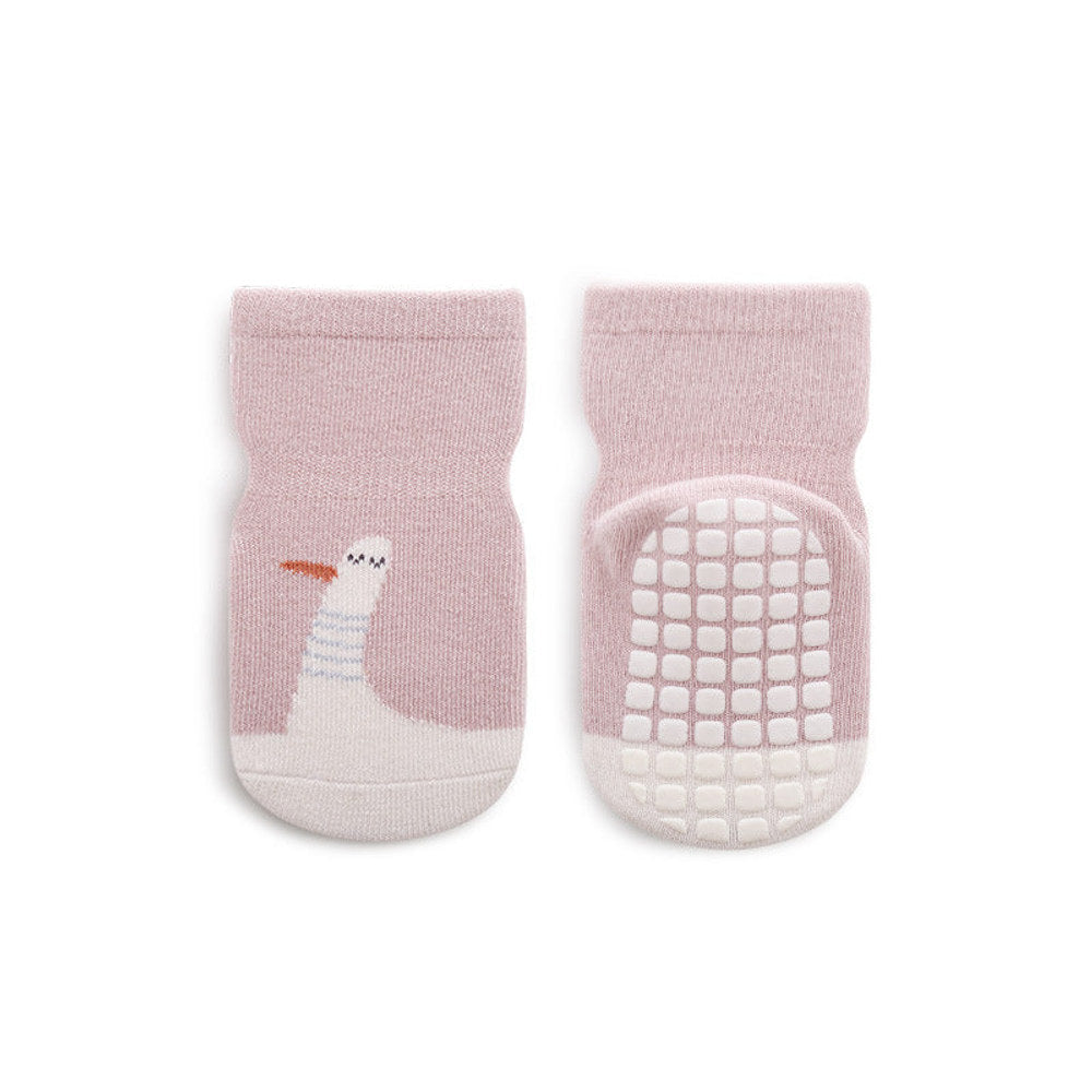 MyKids-USA® Baby Cartoon And Striped Pattern Non-Slip Design Socks