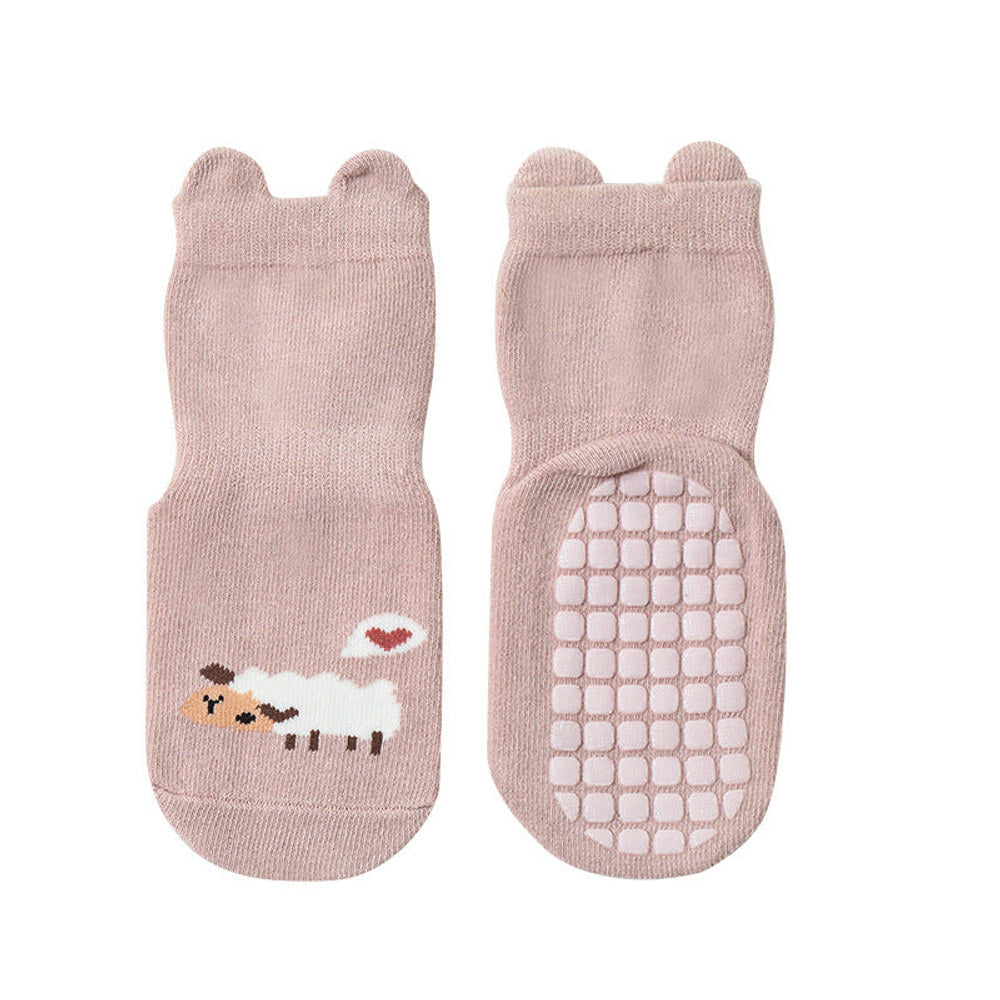 MyKids-USA® Baby Cartoon Animal Graphic Non-Slip Design Cute Socks