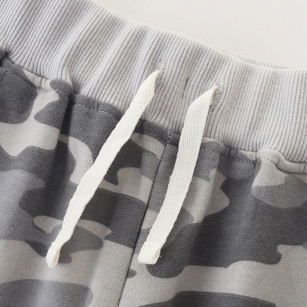 MyKids-USA® Baby Boy Camouflage Pattern Loose Casual Pants