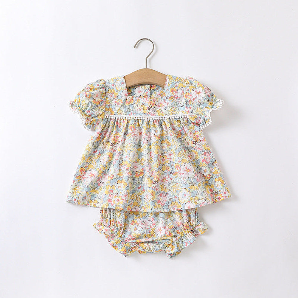 MyKids-USA® Baby Floral Pattern Fashion Princess bodysuit&Sets