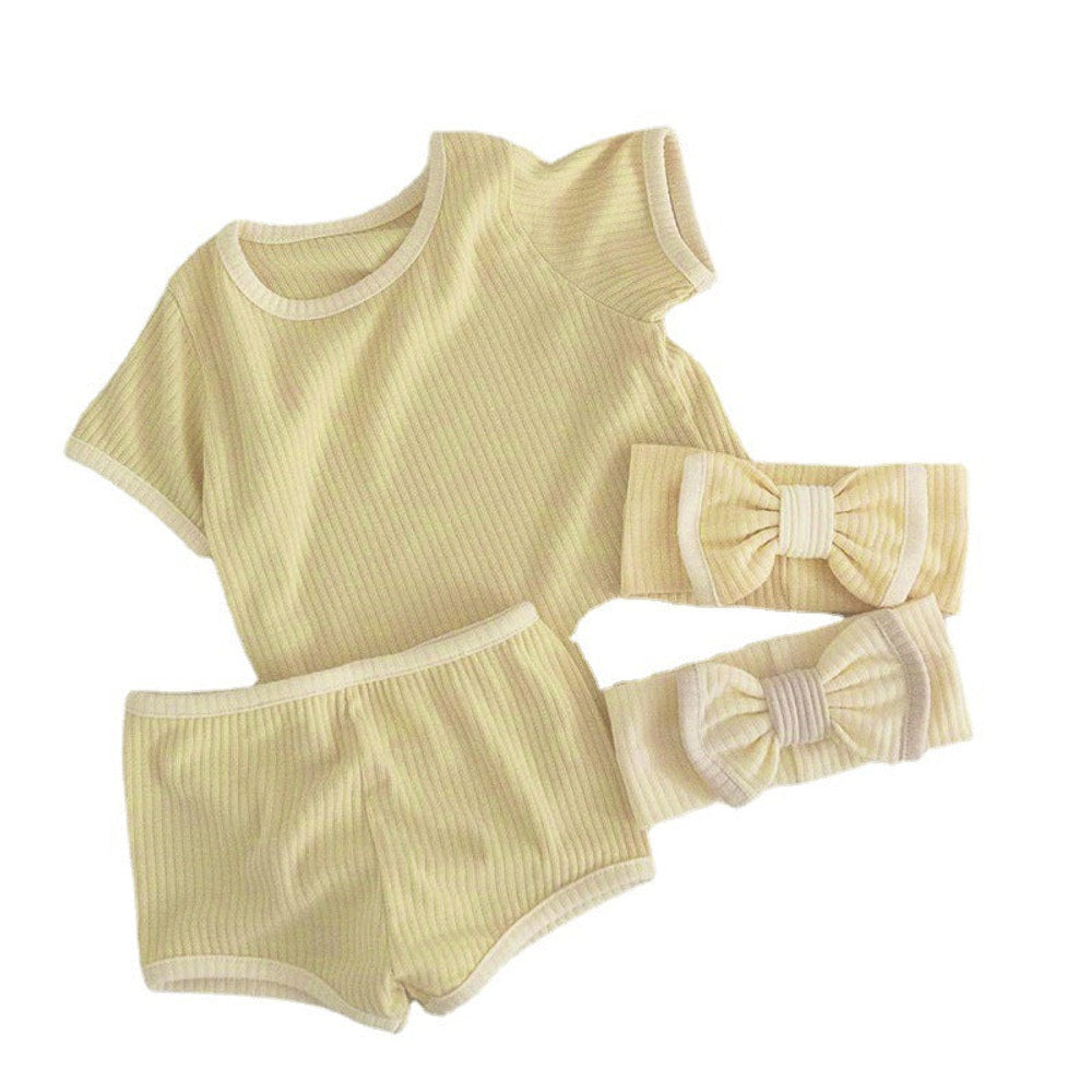 MyKids-USA® Unisex Solid Color Soft Cotton Clothing Sets