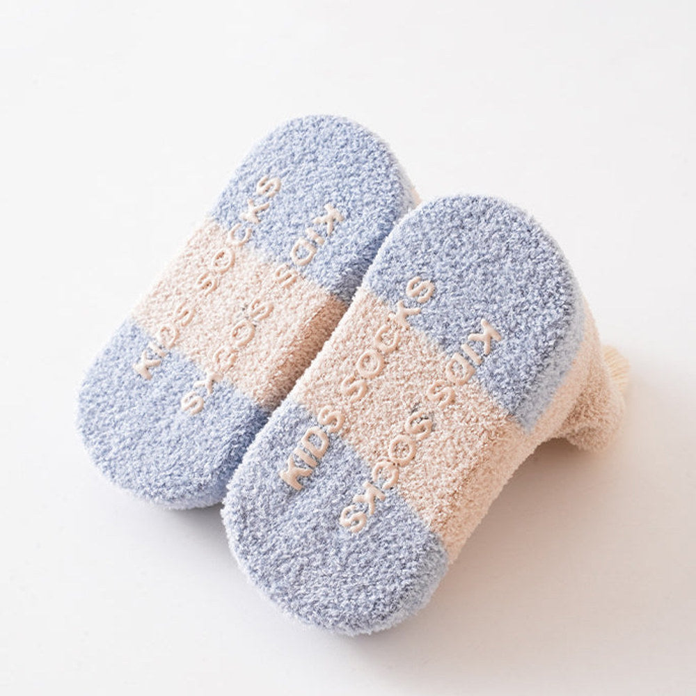 MyKids-USA® Baby Unisex Breathable Comfy Patchwork Antiskid Socks