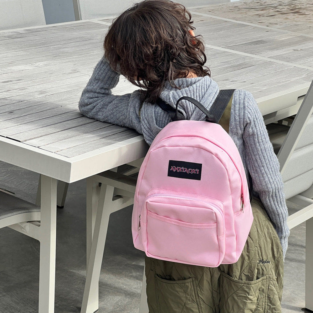 MyKids-USA® Children Lightweight And Portable Simple Canvas Backpack