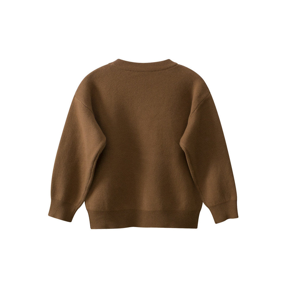 MyKids-USA® Baby Boy Kids Panda Pattern Crew Neck Long Sleeves Knitwear Pullover