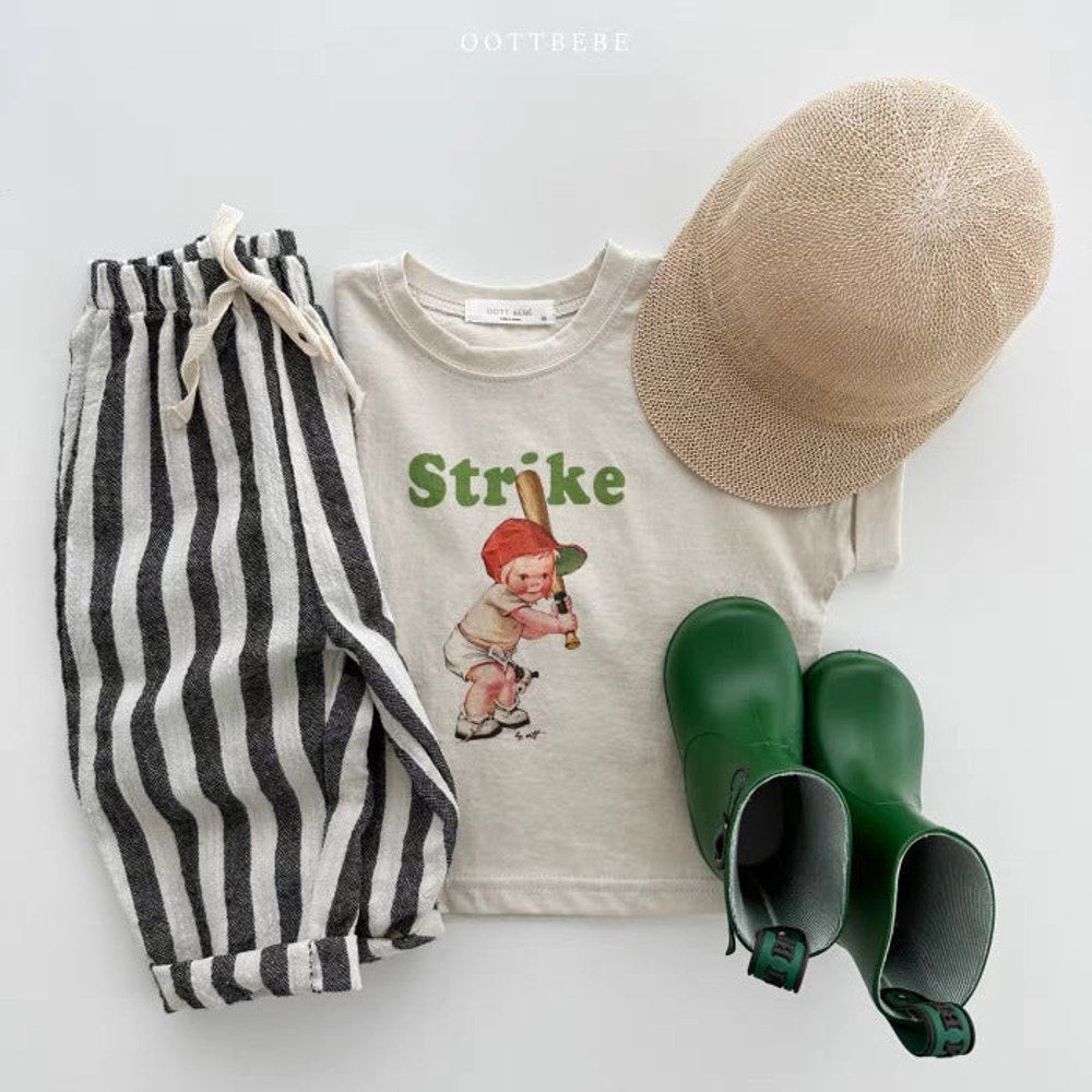 MyKids-USA® Baby Breathable Thin Striped Loose Comfortable Pants