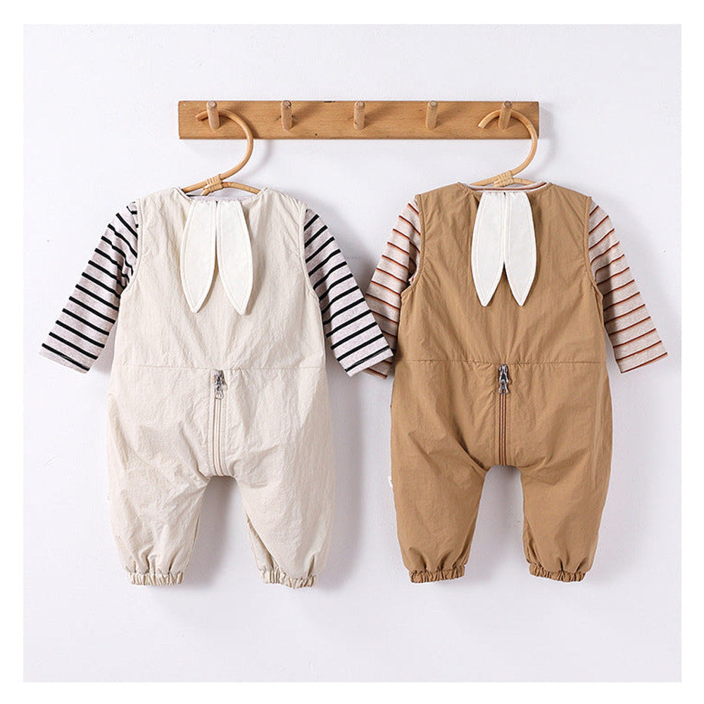 MyKids-USA® Baby Unisex Simple Zip-up Sleeveless Thick Rompers Vest