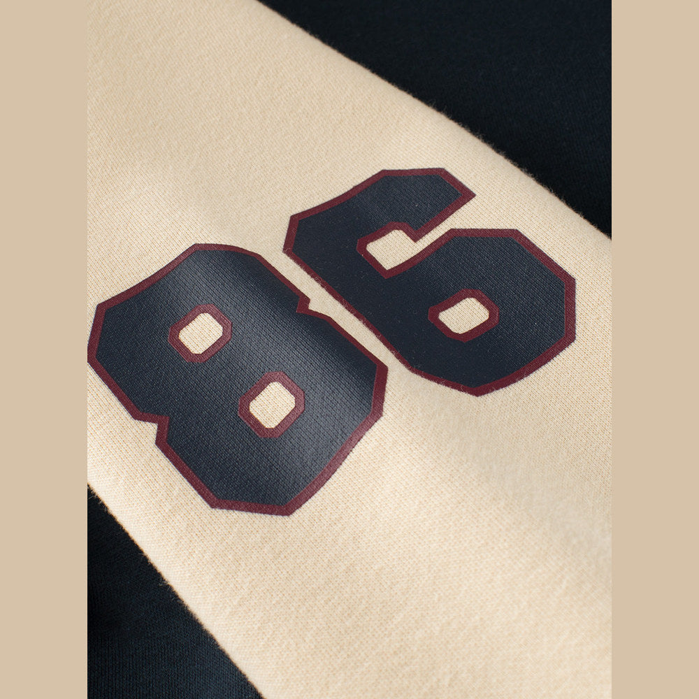 MyKids-USA® Boys and Girls Teddy Bear and Letters Printed Contrast Design Color Patchwork Single Breasted Striped Baseball Coat