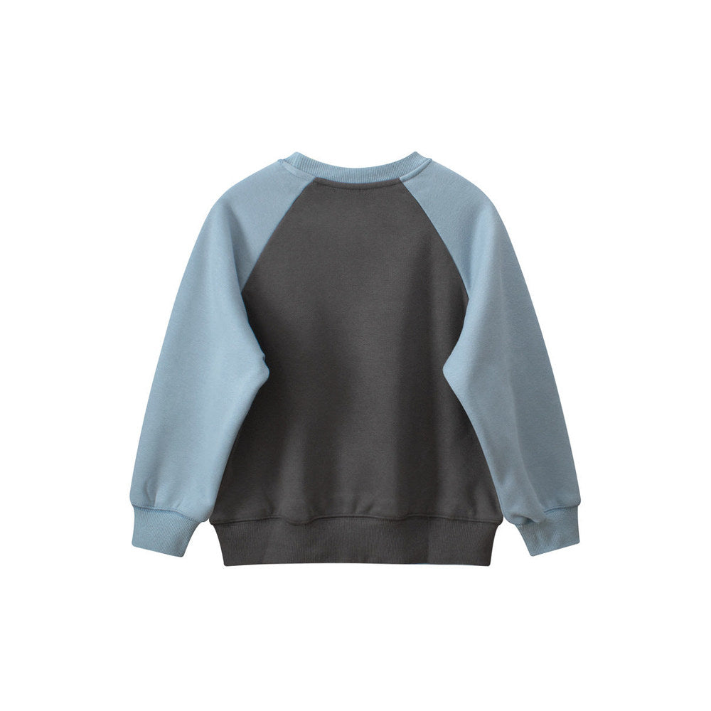 MyKids-USA® Unisex Letters Print Crew Neck Long Sleeves Thick Sweatshirt