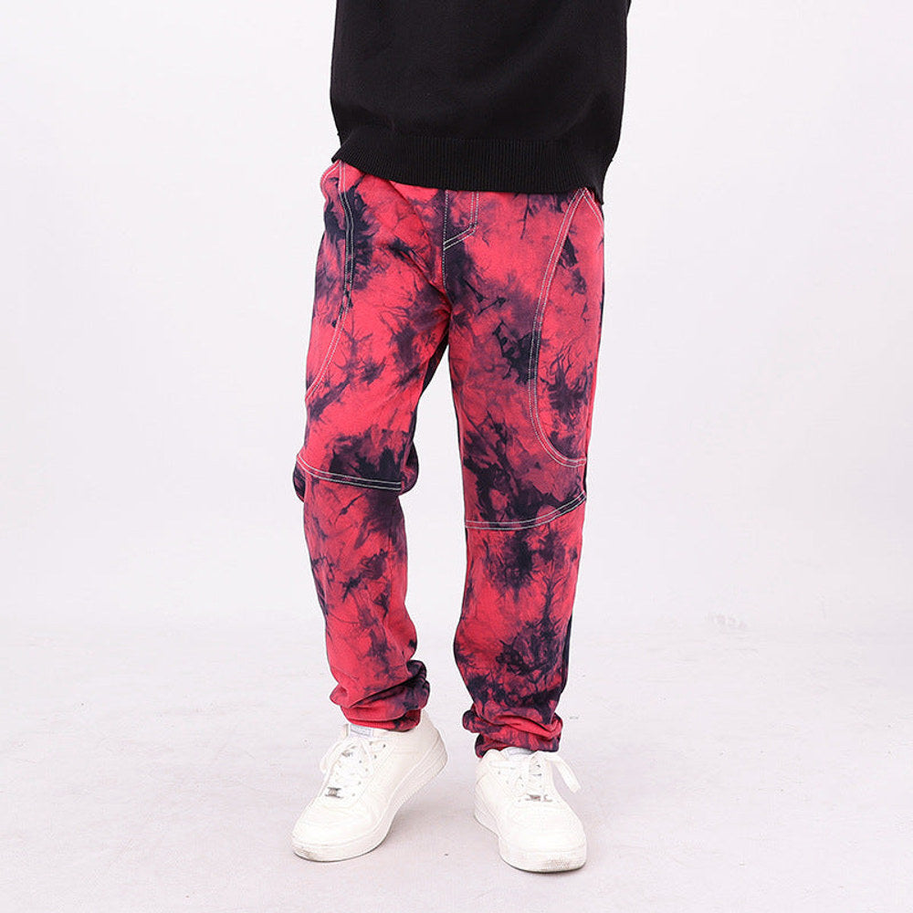 MyKids-USA® Modern Casual Boys Versatile Tie-Dye Pants