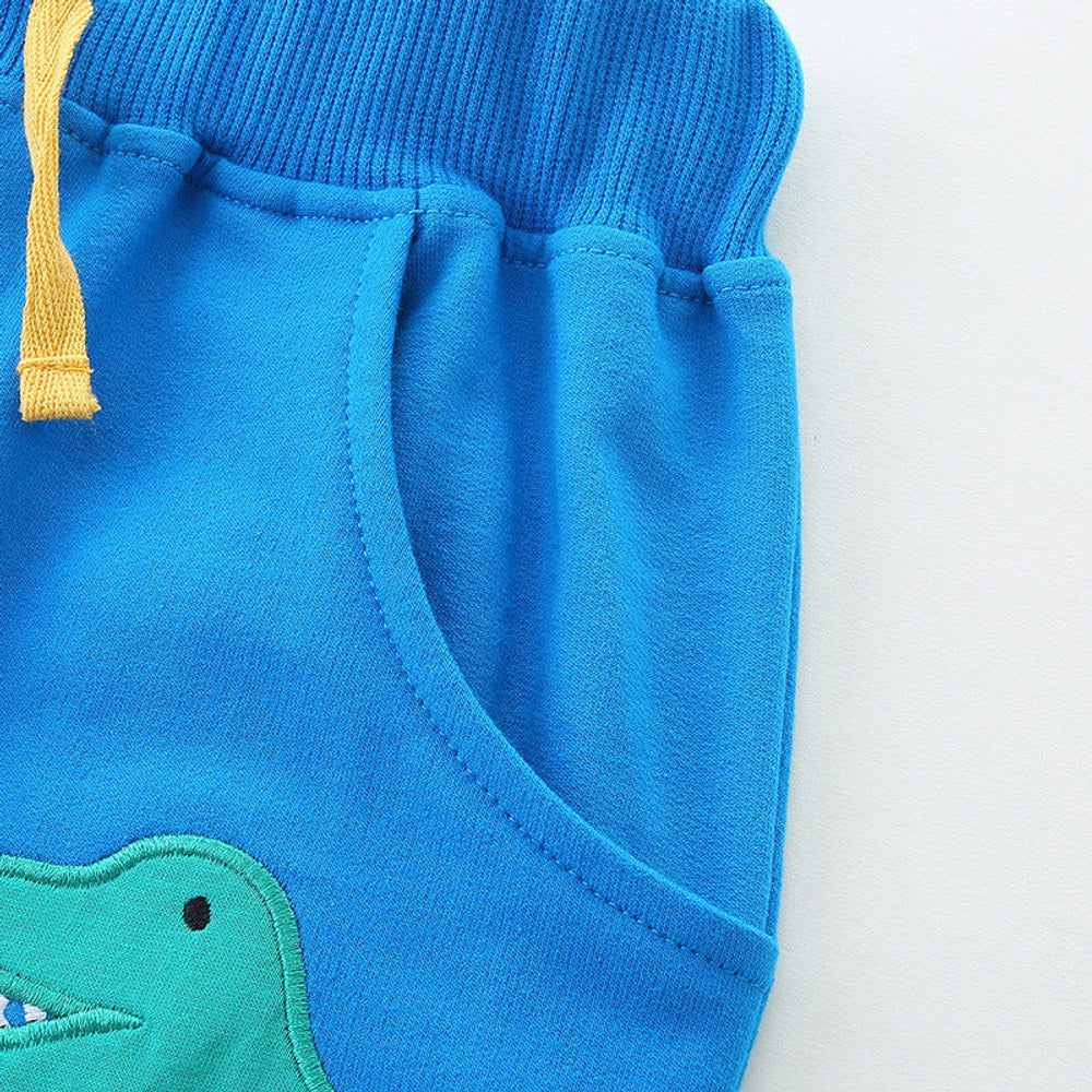 MyKids-USA® Kids Boys Cotton Casual Style Cartoon Dinosaurs Pattern Shorts